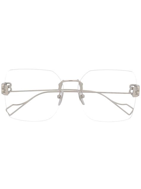 balenciaga rimless glasses|balenciaga glasses frames men's.